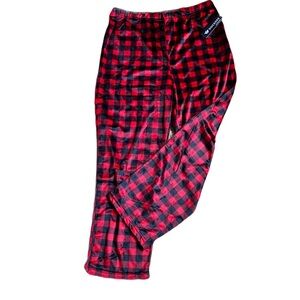 Dockers Lounge Pants, NWT, Velvety Soft, Sz. XL (40/42), Red/Black Buffalo Plaid
